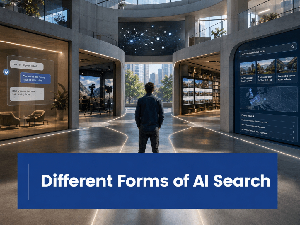 Different Forms of AI Search: Conversational, Agentic, Adaptive, Ambient and Multimodal Search