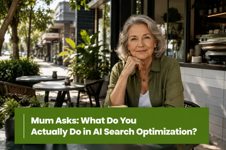 Mum Asks: What Do You Actually Do in AI Search Optimization?