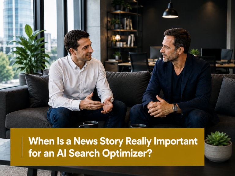 When Is a News Story Really Important for an AI Search Optimizer?