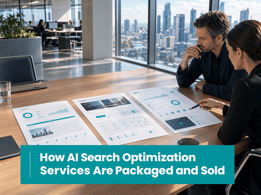 How AI Search Optimization Services Are Packaged and Sold